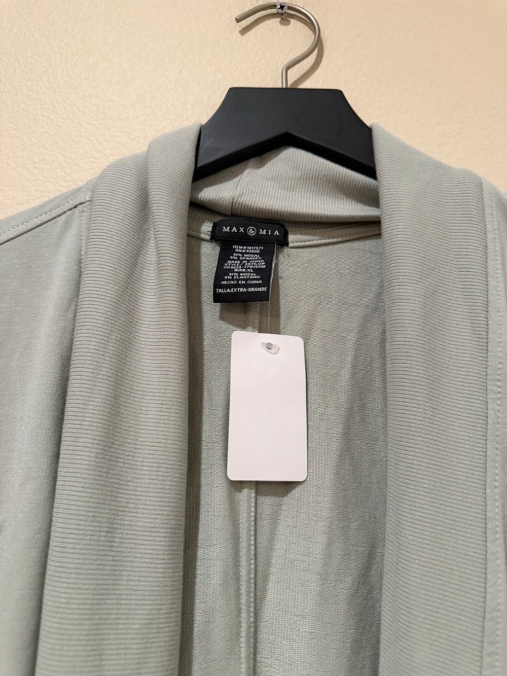 NWT Women’s Light Sage Women's Cardigan Jacket - Picture 4 of 7